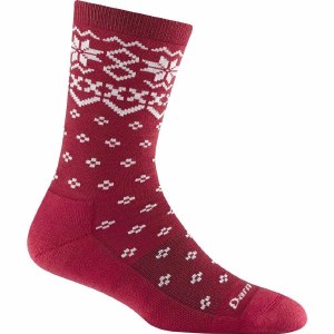 Darn Tough Lifestyle 6088 Shetland Crew Cranberry Large