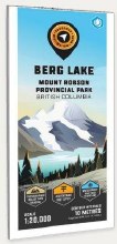 Backroad Mapbooks Water- Resistant Folding Map Berg Lake Mount Robson Provincial Park