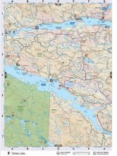 Backroad Mapbooks Water-Resistant Folding Map Ootsa Lake
