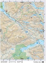 Backroad Mapbooks Water-Resistant Folding Map Trembleur Lake