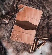 Additional picture of Fifty Fourth North Supply Leather Apex Wallet Card Holder Small