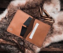 Additional picture of Fifty Fourth North Supply Leather Apex Pocket Book Card Holder Large