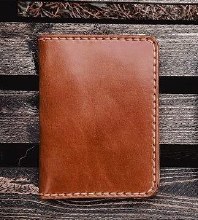 Additional picture of Fifty Fourth North Supply Leather Apex Pocket Book Card Holder Large