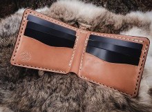 Additional picture of Fifty Fourth North Supply Leather Wallet Deer Scene