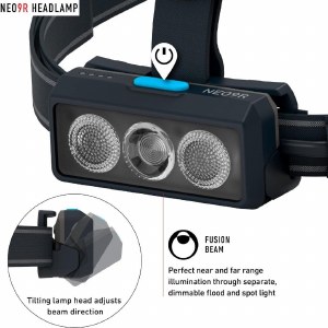 Additional picture of LedLenser Neo 9R Headlamp 1200 Lumen Black/Blue