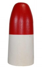 Bron's Crab Trap PVC Float Red/White 12x27cm