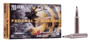 Federal Premium 280 Ackley Improved 155gr Terminal Ascent