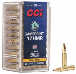 CCI Gamepoint 17 HMR JSP Small Game 20gr 2375 fps