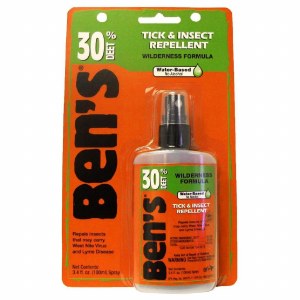 Ben's Insect and Tick Repellent 30% Deet 100ml Pump