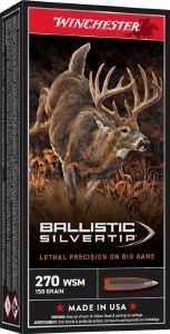 Winchester 270 WSM 150gr Ballistic Silvertip