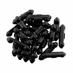 Scotty 1008-24 Auto-Stop Beads for Stainless Cable Black 24ct