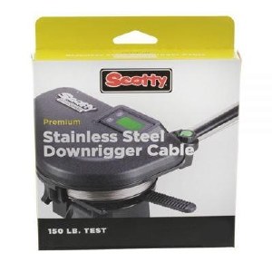 Scotty 1101K Premium Stainless Downrigger Cable 150lb 300ft w/Terminal Tackle