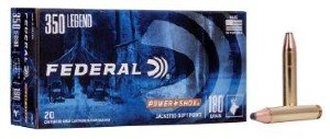 Federal Power Shok 350 Legend 180gr Jacketed Soft Point 350LA