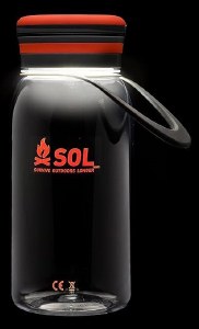 Additional picture of Adventure Ready SOL Rechargeable Solar Water Bottle Lantern 700ml