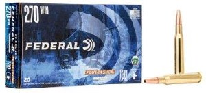 Federal Power Shok 270 Win 130gr Copper HP