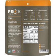 Additional picture of Peak 2 Refuel Premium Peaches & Oats 200gr 1010 Calories
