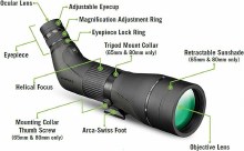 Additional picture of Vortex Crossfire Spotting Scope 12-36x50 Angled