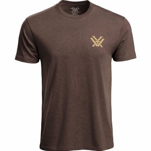 Additional picture of Vortex T-Shirt Brown Heather Counting Sheep Large