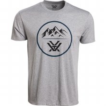 Vortex T-Shirt Grey Heather Three Peaks Large