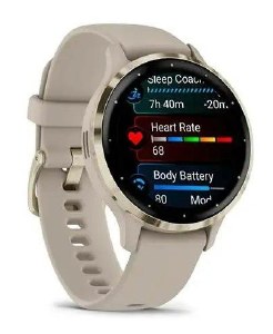 Additional picture of Garmin Venu 3S Soft Gold Stainless French Grey 010-02785-02