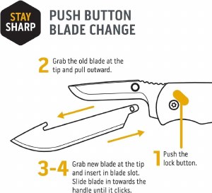 Additional picture of Outdoor Edge Work Utility Knife 3.0 Repalcement Blades 24pk