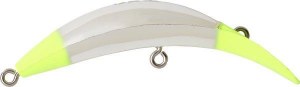 Yakima Bait Flatfish M-2 Double troub l Metallic Silver Chartreuse