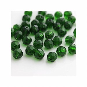 Yakima Bait Faceted Beads 4mm Dark Green