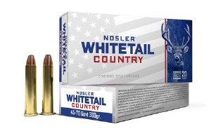 Nosler Whitetail Country 45-70 Govt 300gr  Solid Base 40145
