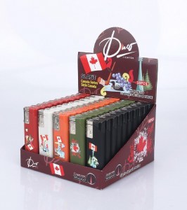 Duco Slant Lighter Assorted Canada Themed