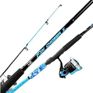 Okuma Fin Chaser Spinning Combo 6'0" 2pc Medium Light sz.20 Sky Blue