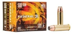 Federal Fusion 500 S&W 325gr Bonded Spoft Point