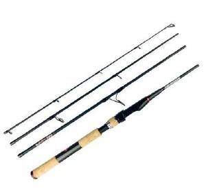 Amundson Savvy Sumo Spinning Travel Rod 6'6" Medium 4pc 6-14lb w/Case