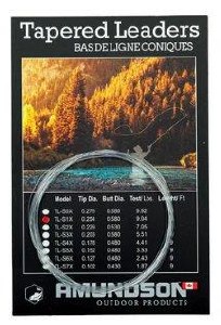 Amundson Tapered Leaders 4X Knotless Nylon 9'