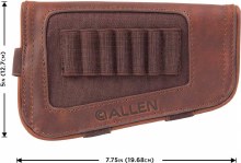 Additional picture of Allen New Castle Leather Buttstock Rifle Cartridge Holder