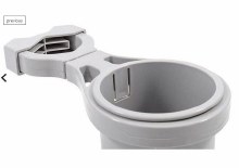 Additional picture of Camco Rail Mount No-Spill Cup Holder Grey