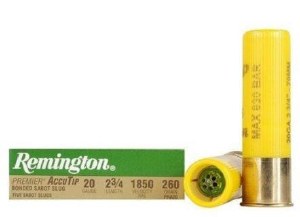 Remmington 20ga Premier AccuTip Sabot Slug 5rnd