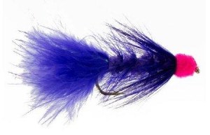 Superfly Streamer Purple Egg Sucking Leech #6