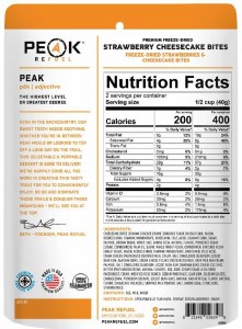 Additional picture of Peak 2 Strawberry Cheesecake Bites 80gr
