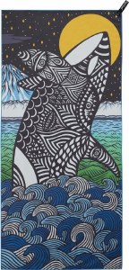 PackTowel Personal Body Towel Orca Print
