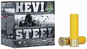 Hevi Shot 20ga 3" #1 Steel Shot 7/8oz 25ct