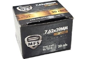 RUAG MFS 7.62x39 124gr FMJ Brass Case