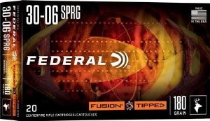 Federal Fusion 30-06spr 180gr Bonded Soft Point