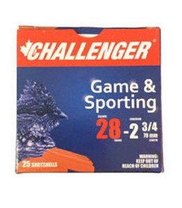 Challenger Game and Sporting 28 Gauge 2 3/4" #7.5 1330fps