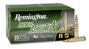 Remington Premier Accutip 22-250 Rem 50gr Accutip-V Boat Tail