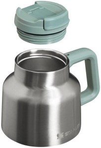 Additional picture of Stanley Adventure "The Tought To Tip" Admiral's Mug SS Hammertone Green
