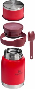 Additional picture of Stanley Adventure To-Go Food Jar + Spork 24oz Chili Red
