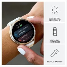 Additional picture of Garmin Venu 4 - 41mm Slate w/Black Silicone Band 010-03013-02