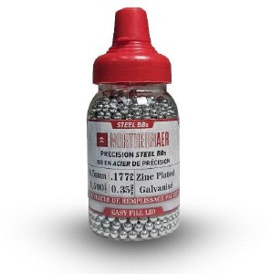 Northernaer Zinc Plated .177 Cal Steel BB 1500 Count