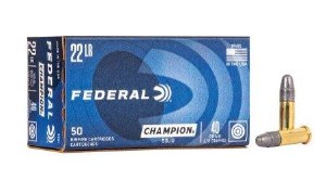 Federal  Champion 22 LR 40gr Solid Lead Round 1240 FPS 50 Count