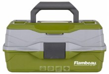 Additional picture of Flambeau 3681TB 1-Tray Tackle Box Green